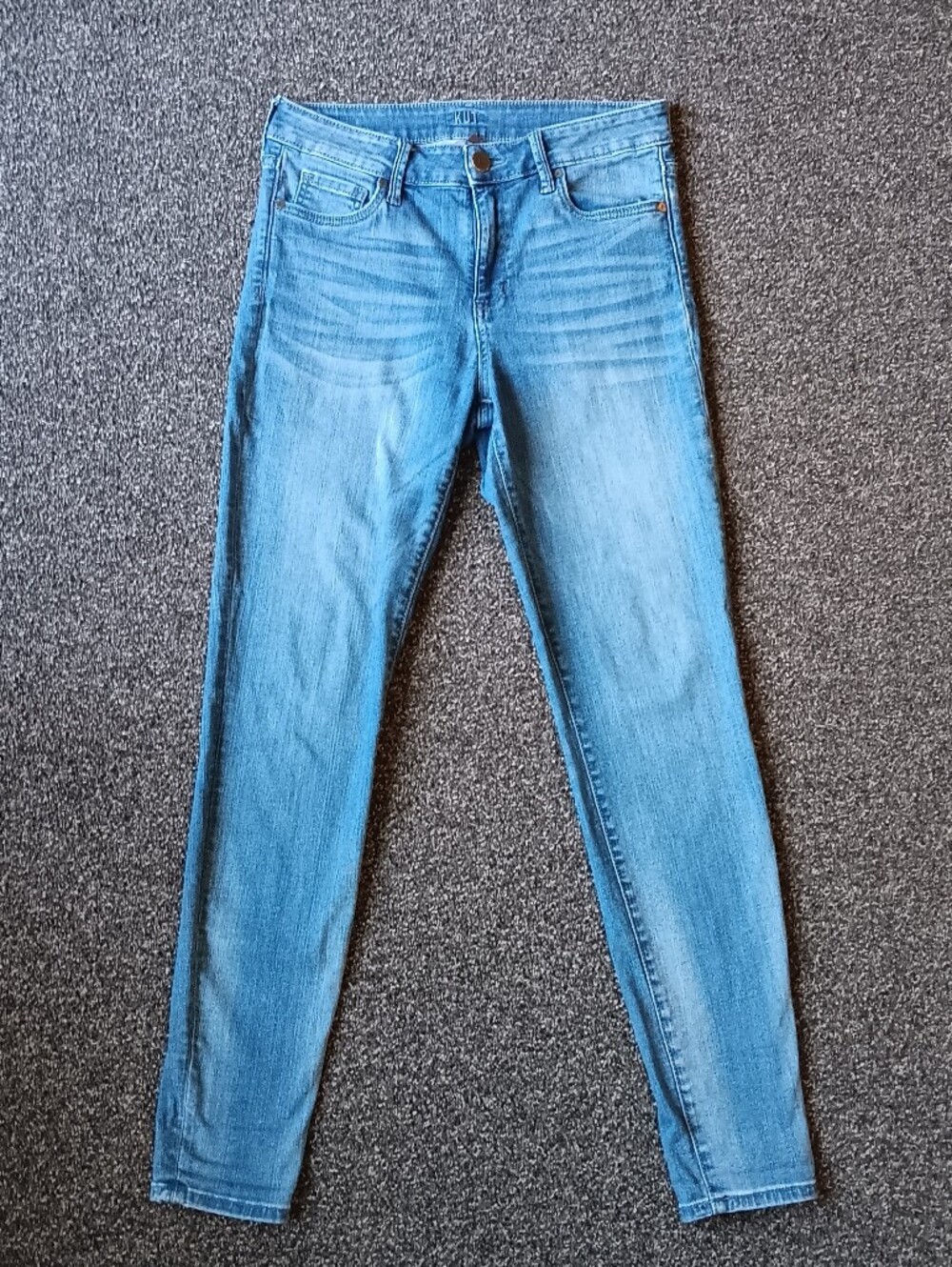 High Rise Toothpick Skinny Blue Jeans Kut From The Kloth Womens Size 6 - Picture 4 of 10